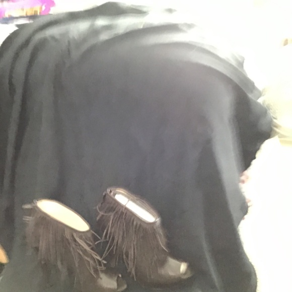 Boutique 9 Chocolate Brown Leather Bootie with Peep toe - Picture 8 of 9